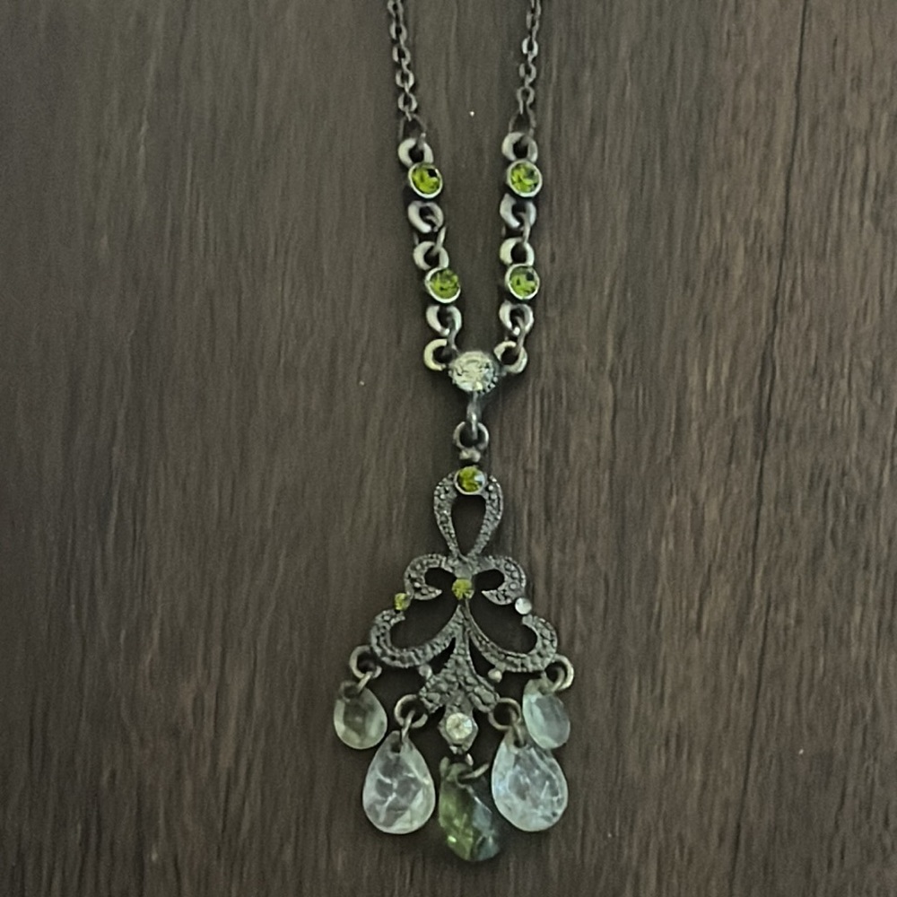1928 Emerald and Diamond necklace